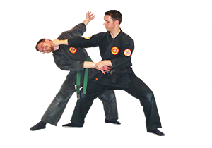 Ninpo techniques shown by chief instructor